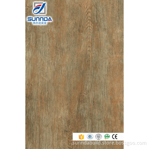 Sunnda vintage red glazed porcelain tile faux solid wood flooring